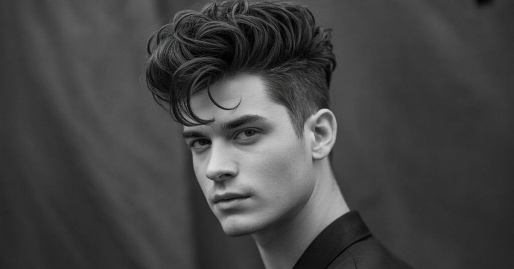 messy hairstyles men