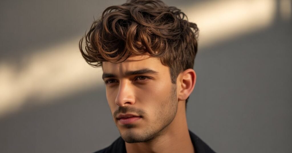 messy hairstyles men