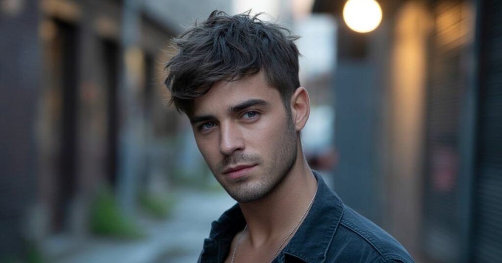 messy hairstyles men