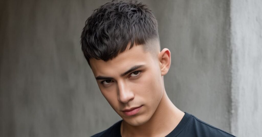 messy hairstyles men