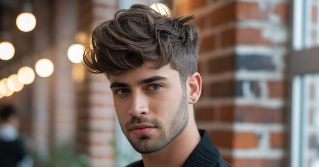 messy hairstyles men