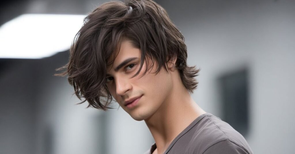 messy hairstyles men