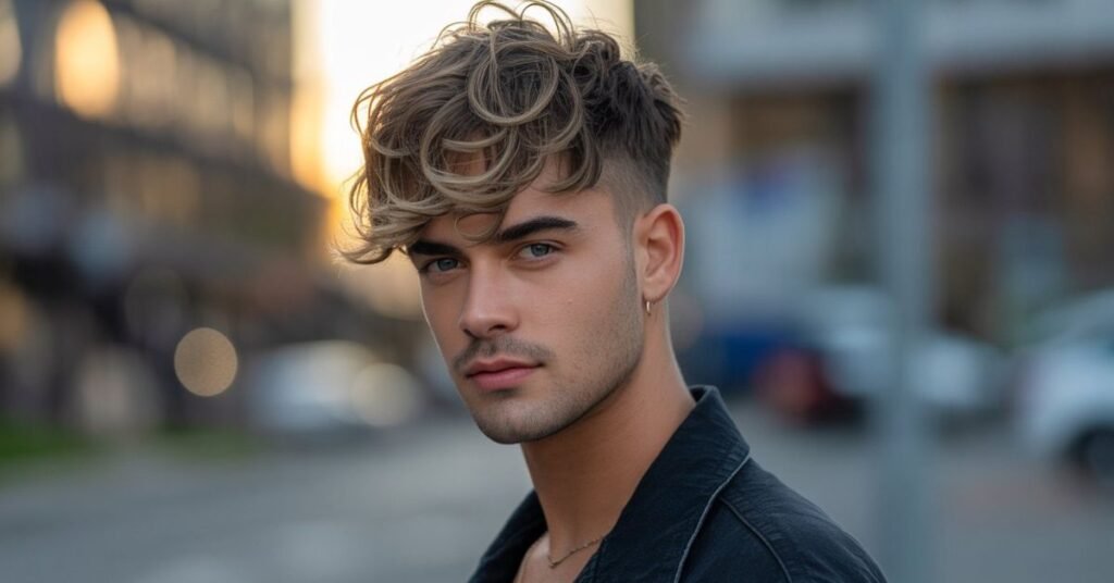 messy hairstyles men