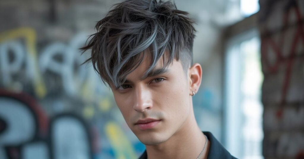 messy hairstyles men