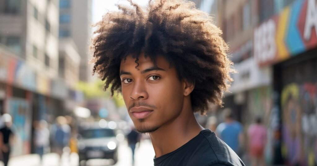 messy hairstyles men