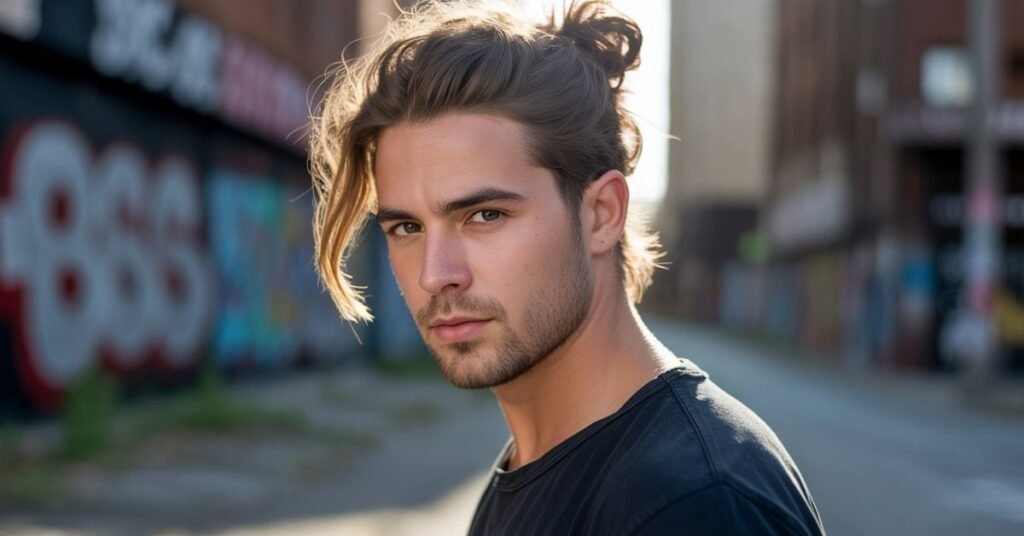 messy hairstyles men