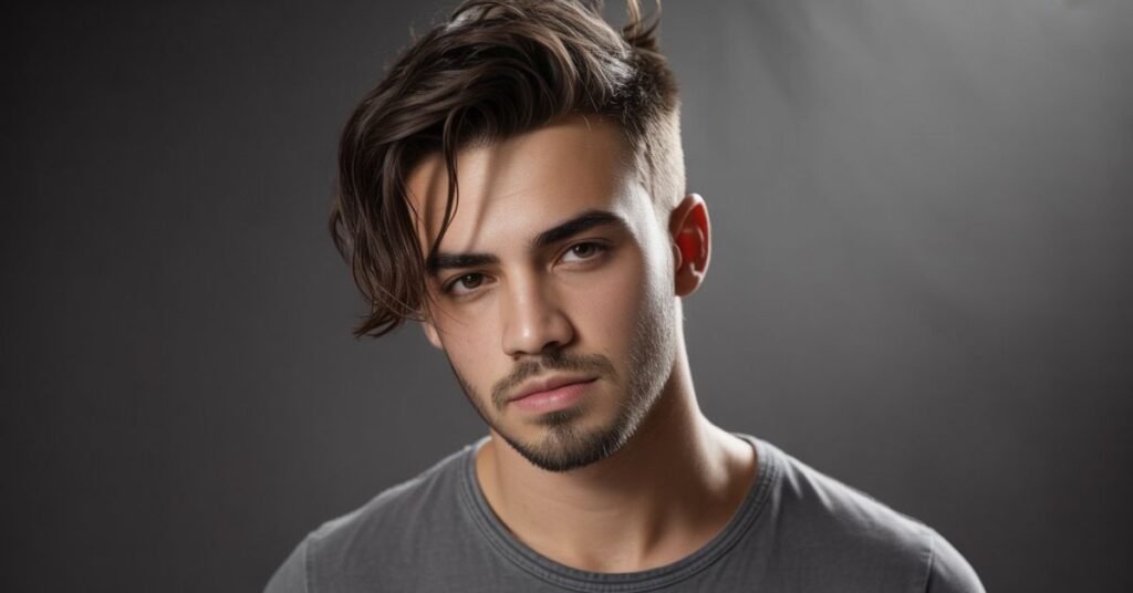 messy hairstyles men