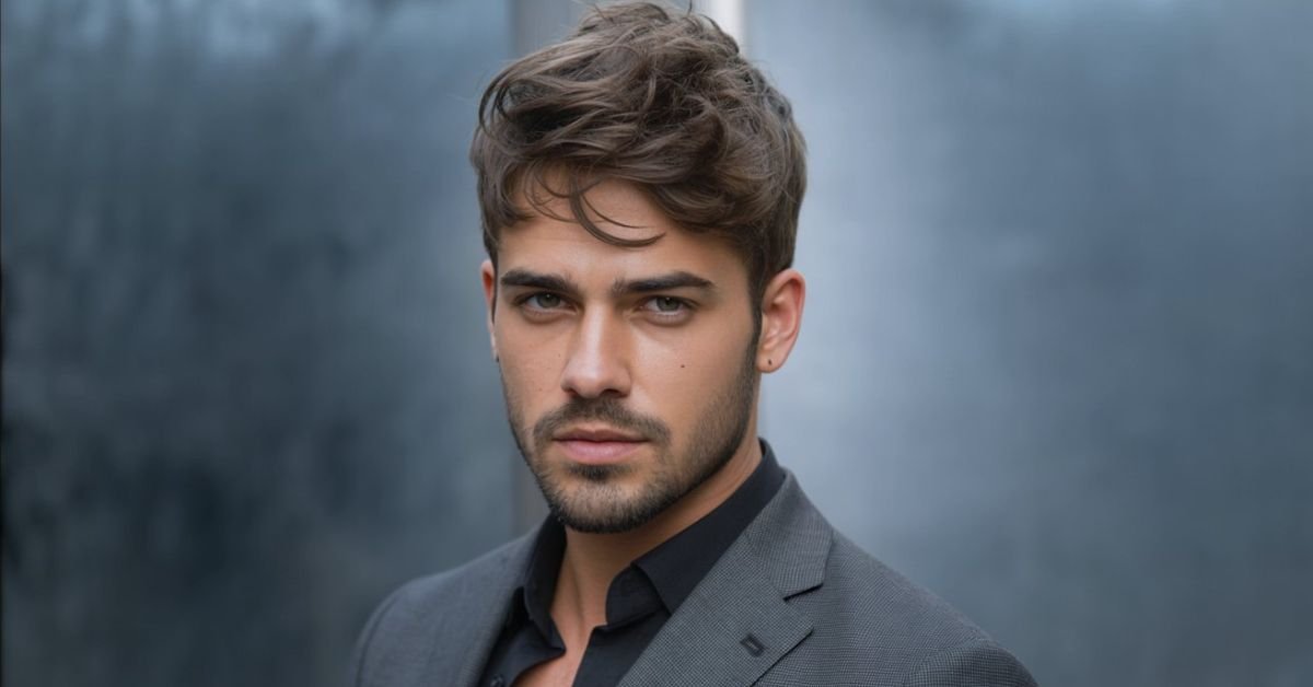 messy hairstyles men