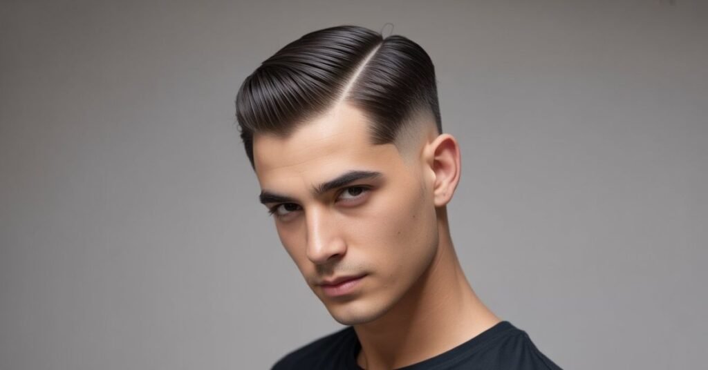 slicked back hairstyles