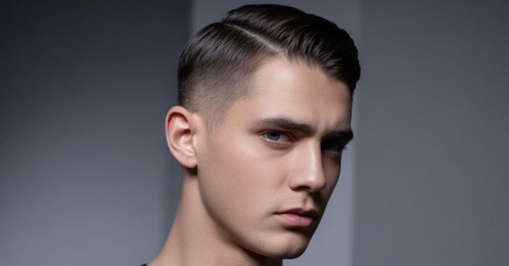 slicked back hairstyles