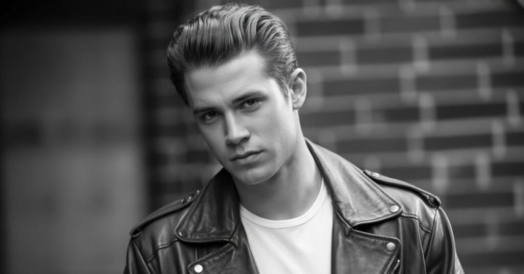 slicked back hairstyles