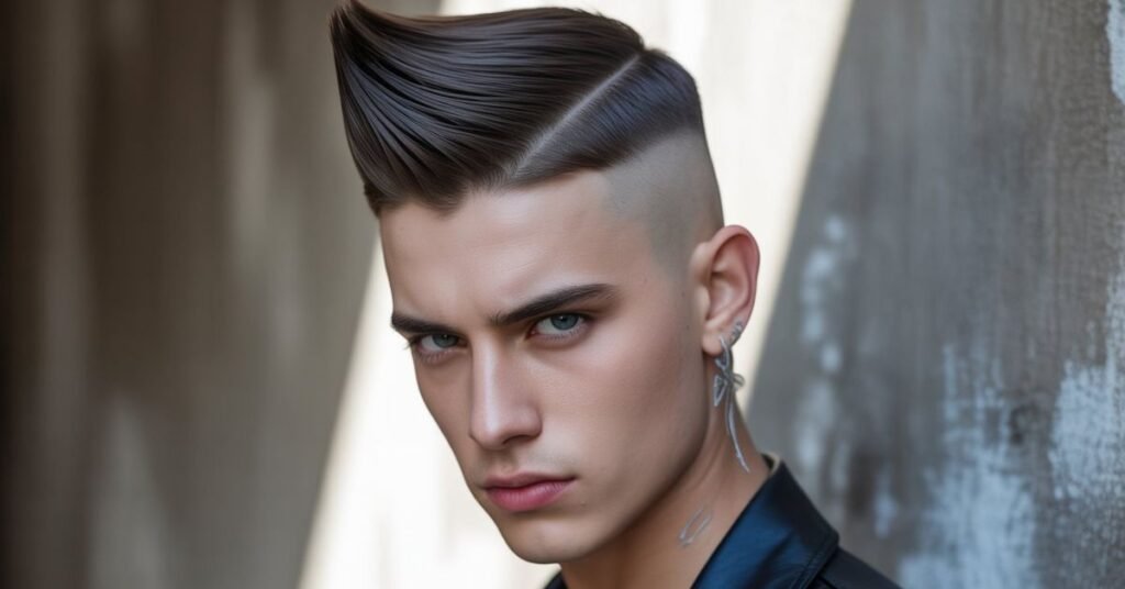 slicked back hairstyles