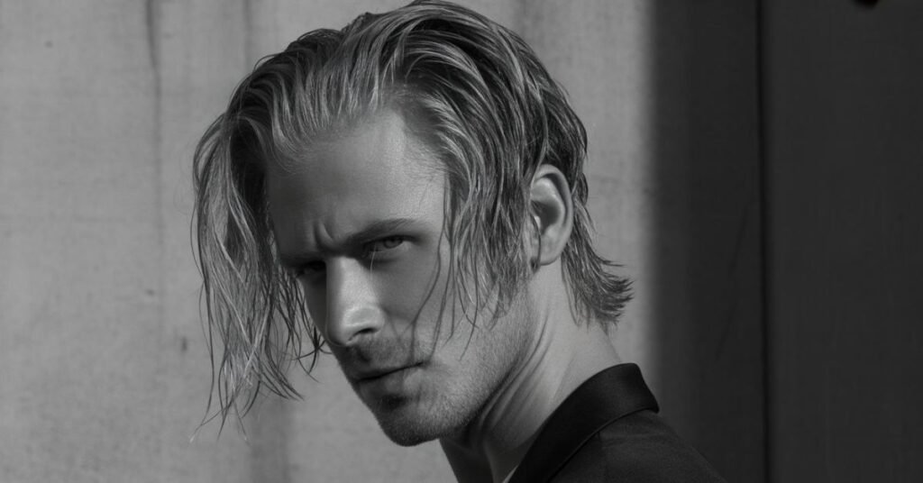 slicked back hairstyles