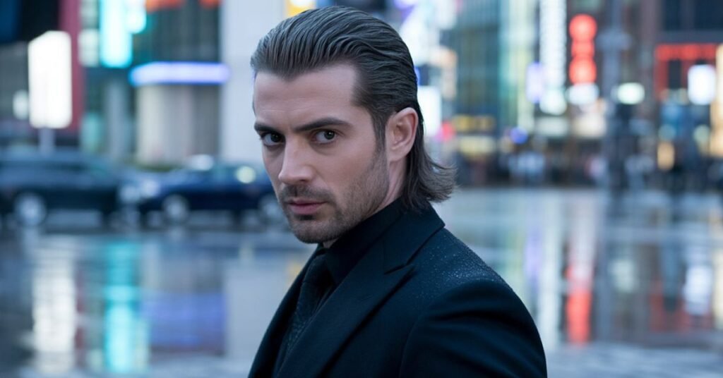 slicked back hairstyles