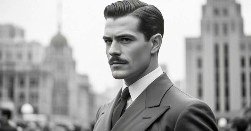 slicked back hairstyles