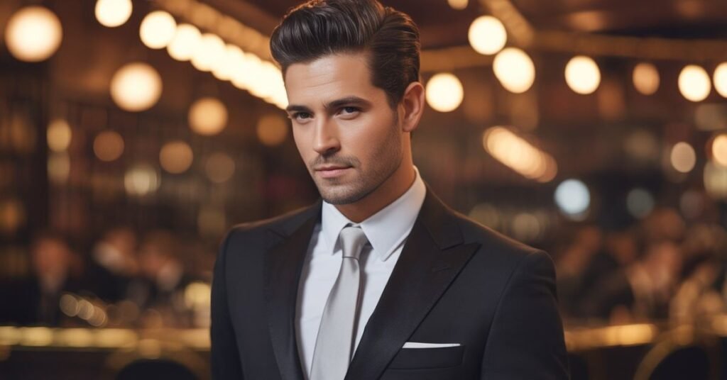 slicked back hairstyles