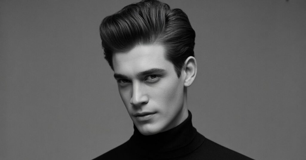 slicked back hairstyles