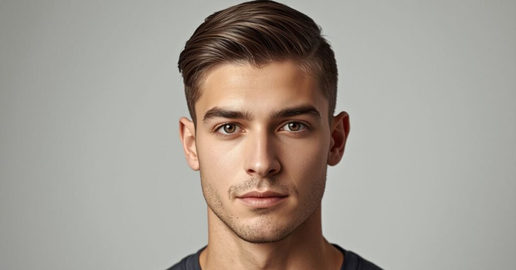 middle part hairstyles men