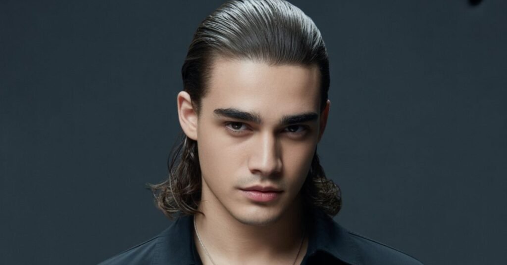 middle part hairstyles men